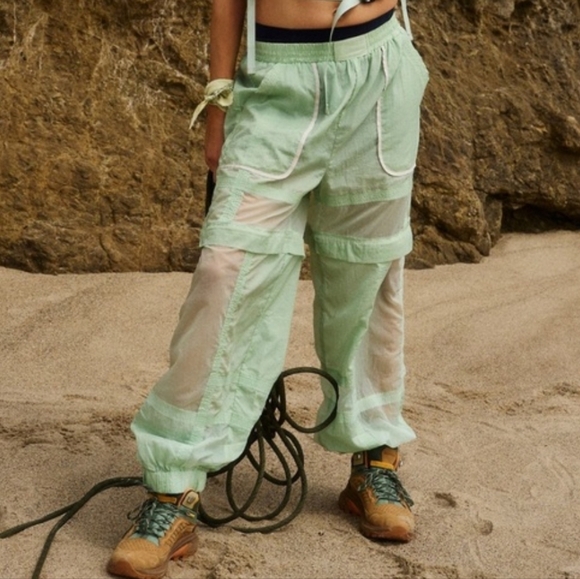 Free People Pants - Free People | Buzz Off Printed Pants in Cactus Combo